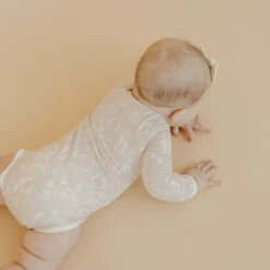Copper Pearl Long Sleeve Bodysuit | Sandy -The Baby's Crib CPMAY2HR23ACWEB 198