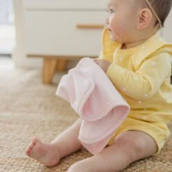 Copper Pearl Three-Layer Security Blanket Set | Blossom 10 Copper Pearl Three-Layer Security Blanket Set | Blossom -The Baby's Crib CPML23ACWEB 208