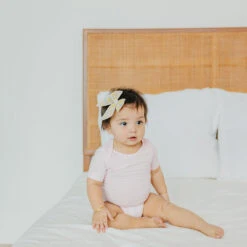 Copper Pearl Short Sleeve Bodysuit | Blossom -The Baby's Crib CPML23ACWEB 611 2