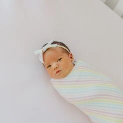 Copper Pearl Ribbon Nylon Bow | Lucky -The Baby's Crib CPML23ACWEB 752