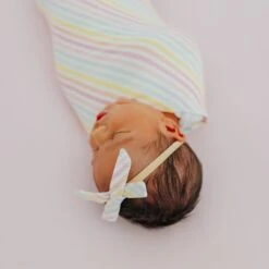 Copper Pearl Ribbon Nylon Bow | Lucky -The Baby's Crib CPML23ACWEB 764