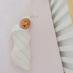 Copper Pearl Knit Swaddle Blanket | Lucky -The Baby's Crib CPML23ACWEB 772