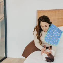 Copper Pearl Premium Burp Cloths | Birdie -The Baby's Crib CPML23ACWEB 943