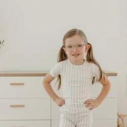 Copper Pearl 2-Piece Short Sleeve Pajama Set | Coastal -The Baby's Crib CPMay3AC23web 105