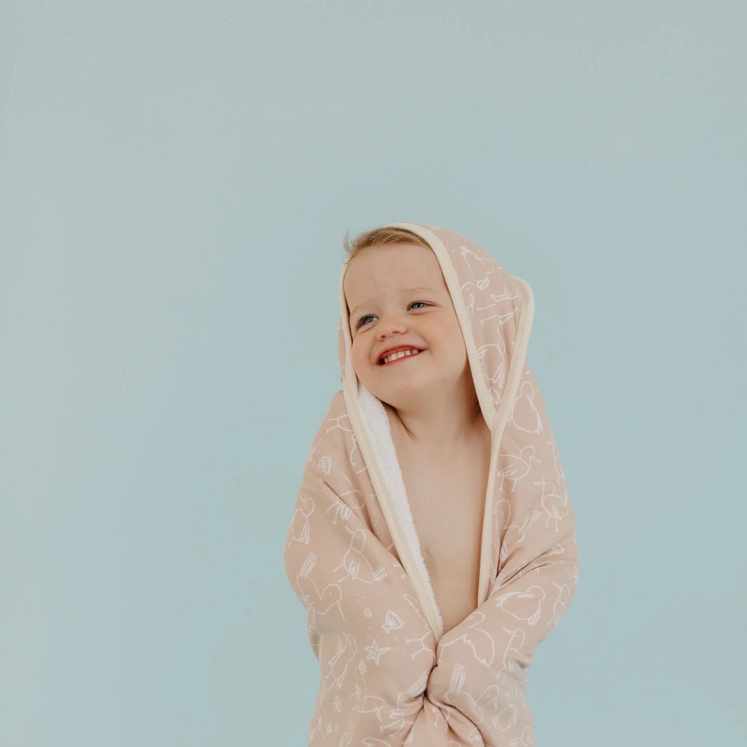 Copper Pearl Premium Knit Hooded Towel | Sandy 4 Copper Pearl Premium Knit Hooded Towel | Sandy - Image 2