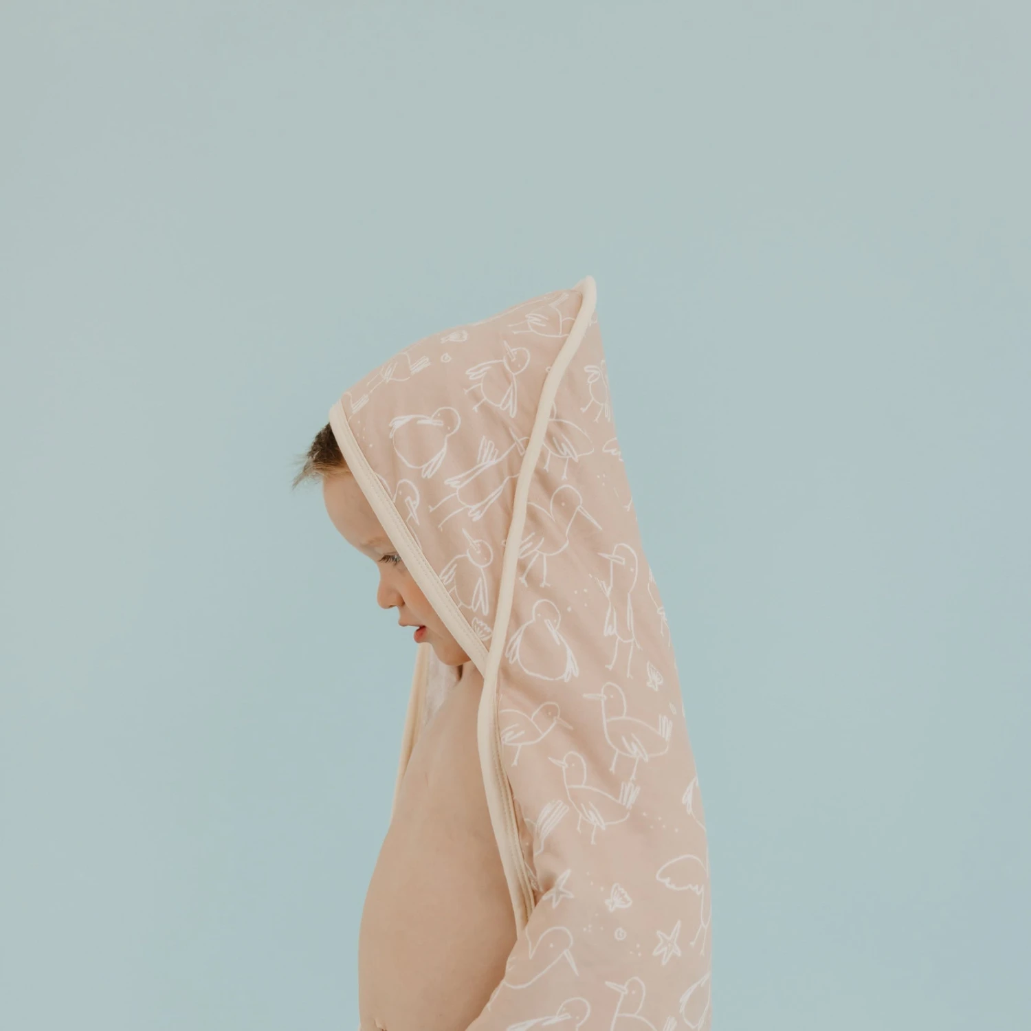 Copper Pearl Premium Knit Hooded Towel | Sandy 6 Copper Pearl Premium Knit Hooded Towel | Sandy - Image 4