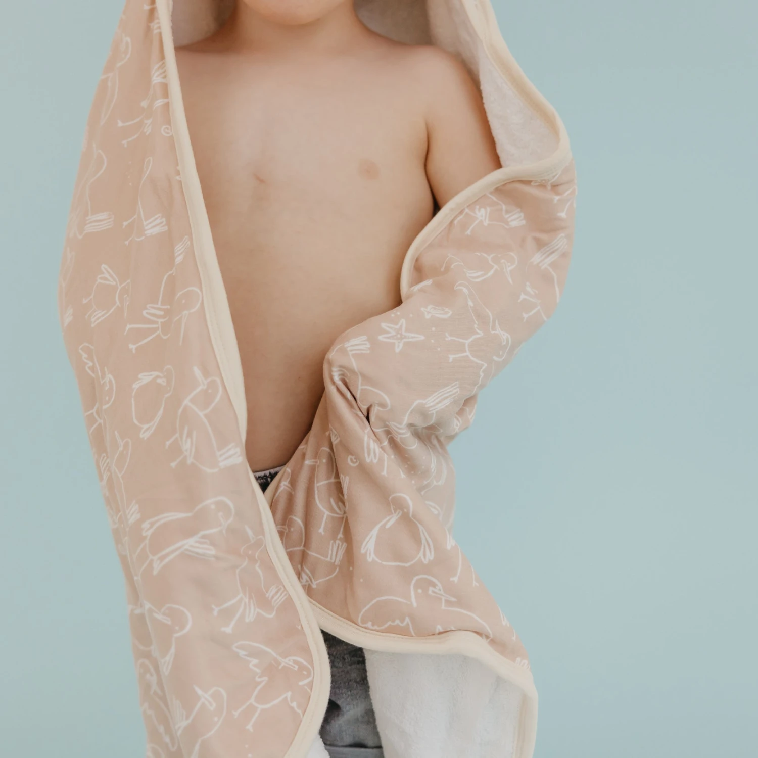 Copper Pearl Premium Knit Hooded Towel | Sandy 8 Copper Pearl Premium Knit Hooded Towel | Sandy - Image 6