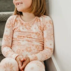 Copper Pearl 2-Piece Long Sleeve Pajama Set | Penny -The Baby's Crib CPMay3AC23web 436