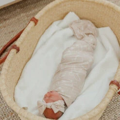 Copper Pearl Knit Headband Bow | Sandy -The Baby's Crib CPMay 1 AC23web 210 2