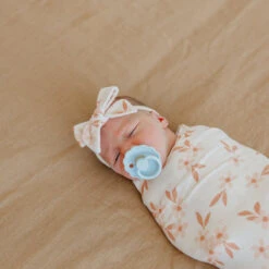 Copper Pearl Knit Swaddle Blanket | Rue -The Baby's Crib CPMay 1 AC23web 215copy