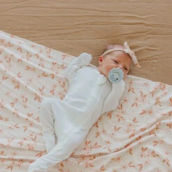 Copper Pearl Knit Swaddle Blanket | Rue -The Baby's Crib CPMay 1 AC23web 241copy