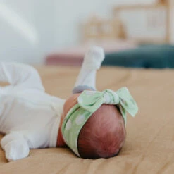 Copper Pearl Knit Headband Bow | Bogey -The Baby's Crib CPMay 1 AC23web 249