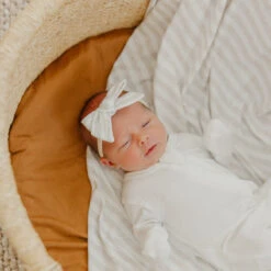 Copper Pearl Classic Nylon Bow | Coastal -The Baby's Crib CPMay 1 AC23web 261 2