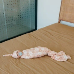 Copper Pearl Knit Swaddle Blanket | Penny -The Baby's Crib CPMay 1 AC23web 299