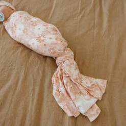 Copper Pearl Knit Swaddle Blanket | Penny -The Baby's Crib CPMay 1 AC23web 302