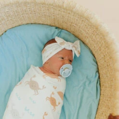 Copper Pearl Knit Swaddle Blanket | Tide -The Baby's Crib CPMay 1 AC23web 308 2