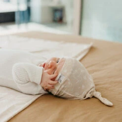 Copper Pearl Top Knot Hat | Sandy -The Baby's Crib CPMay 1 AC23web 32 2