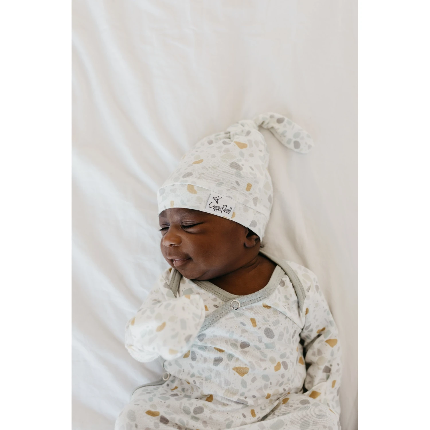 Copper Pearl Top Knot Hat | Arlo 14 Copper Pearl Top Knot Hat | Arlo - Image 12