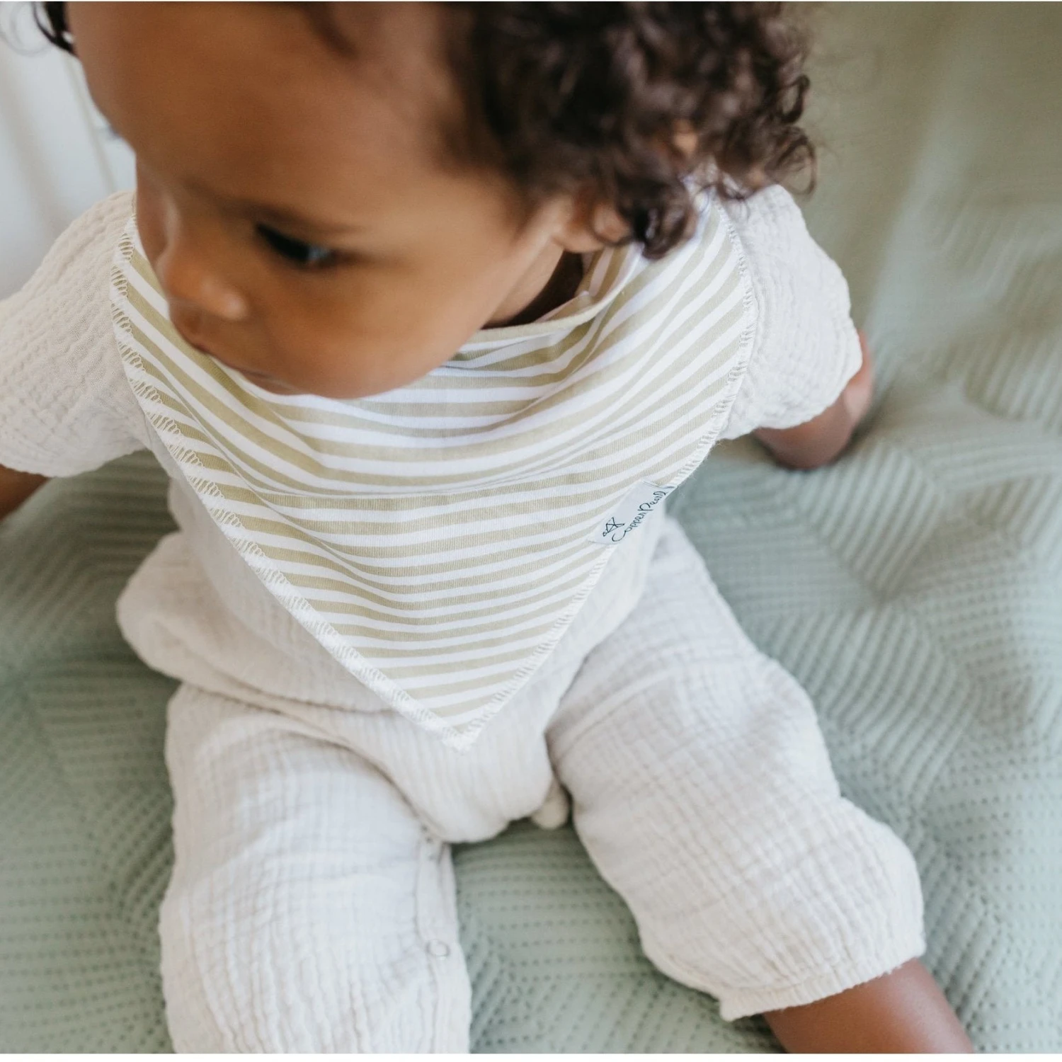 Copper Pearl Baby Bandana Bibs | Rex 11 Copper Pearl Baby Bandana Bibs | Rex - Image 9