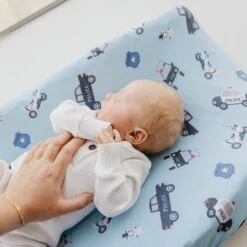 Copper Pearl Premium Knit Diaper Changing Pad Cover | Leo -The Baby's Crib CPSUSFB22ACWEB 67 175c654a deff 4388 abcb 6acce20df8d6