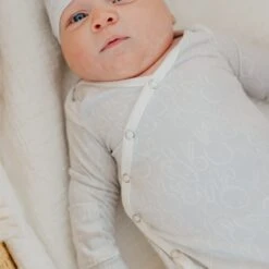 Copper Pearl Knotted Gown | Peter -The Baby's Crib CPSpring23ACweb 5