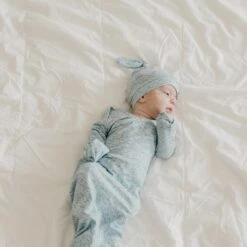 Copper Pearl Knotted Gown | Lennon -The Baby's Crib CPTRIPLETS21ACWEB 109