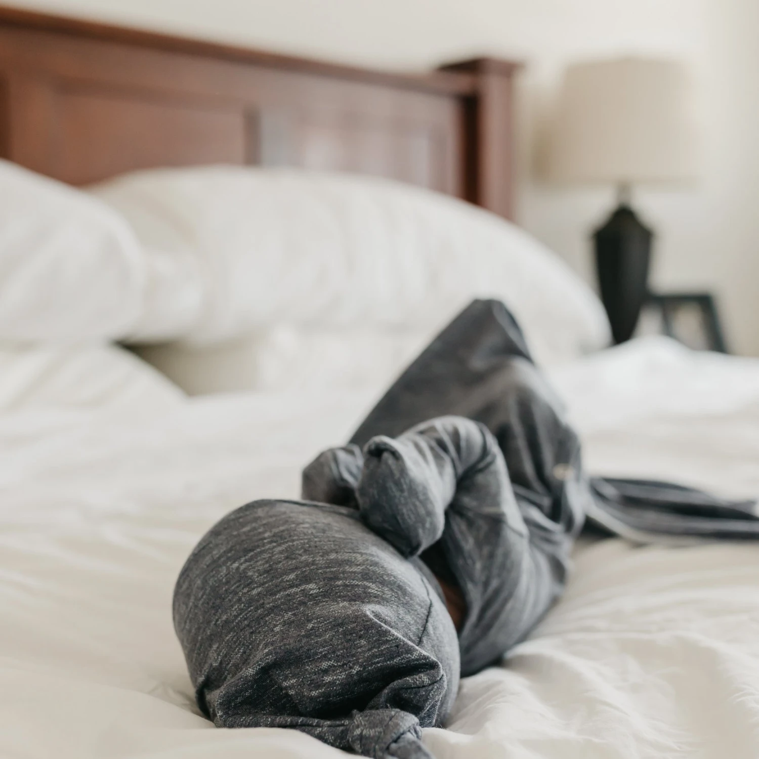 Copper Pearl Top Knot Hat | Denim 8 Copper Pearl Top Knot Hat | Denim - Image 6