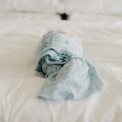 Copper Pearl Knit Swaddle Blanket | Lennon -The Baby's Crib CPTRIPLETS21ACWEB 221