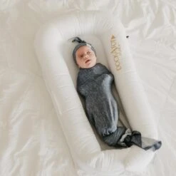 Copper Pearl Knit Swaddle Blanket | Slate 15 Copper Pearl Knit Swaddle Blanket | Slate -The Baby's Crib CPTRIPLETS21ACWEB 222