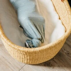 Copper Pearl Knit Swaddle Blanket | Starlight -The Baby's Crib CopperPearl DecAC22WEB 163