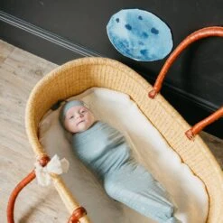 Copper Pearl Knit Swaddle Blanket | Starlight -The Baby's Crib CopperPearl DecAC22WEB 173