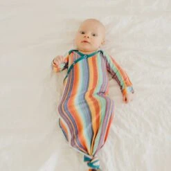 Copper Pearl Knotted Gown | Serape 13 Copper Pearl Knotted Gown | Serape -The Baby's Crib CopperPearl DecAC22WEB 181