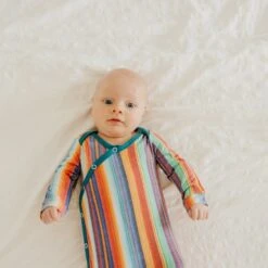 Copper Pearl Knotted Gown | Serape 11 Copper Pearl Knotted Gown | Serape -The Baby's Crib CopperPearl DecAC22WEB 191