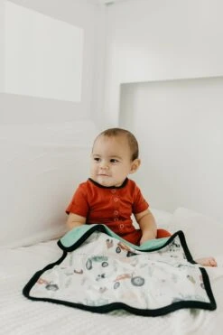 Copper Pearl Three-Layer Security Blanket Set | Jo -The Baby's Crib CopperPearl1120ACWB 135