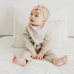 Copper Pearl Baby Bandana Bibs | Ferra -The Baby's Crib CopperPearl1120ACWB 15