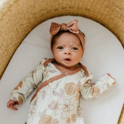 Copper Pearl Knotted Gown | Ferra 12 Copper Pearl Knotted Gown | Ferra -The Baby's Crib CopperPearl1120ACWB 198