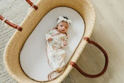 Copper Pearl Knit Headband Bow | Ferra -The Baby's Crib CopperPearl1120ACWB 218