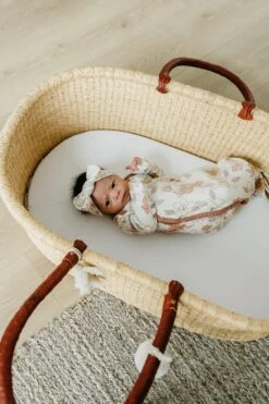 Copper Pearl Knit Headband Bow | Ferra -The Baby's Crib CopperPearl1120ACWB 223