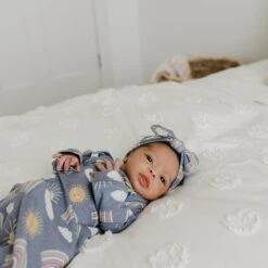 Copper Pearl Knotted Gown | Hope -The Baby's Crib CopperPearl1120ACWB 267 dfca62c7 30f6 46f1 a9dd e7cbdc3def14