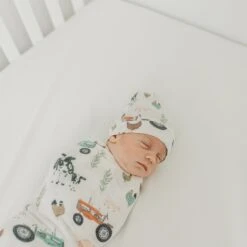 Copper Pearl Knit Swaddle Blanket | Jo 24 Copper Pearl Knit Swaddle Blanket | Jo -The Baby's Crib CopperPearl1120ACWB 301