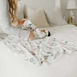 Copper Pearl Knit Swaddle Blanket | Jo 30 Copper Pearl Knit Swaddle Blanket | Jo -The Baby's Crib CopperPearl1120ACWB 389copy