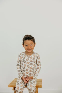 Copper Pearl 2-Piece Long Sleeve Pajama Set | Blitz -The Baby's Crib CopperPearlAugShoot23AC 222