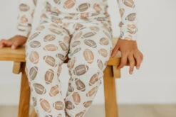 Copper Pearl 2-Piece Long Sleeve Pajama Set | Blitz -The Baby's Crib CopperPearlAugShoot23AC 229