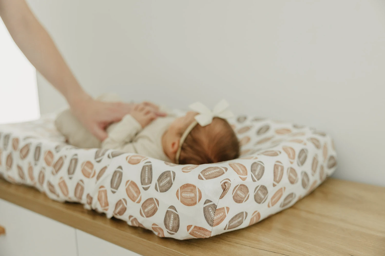 Copper Pearl Premium Knit Diaper Changing Pad Cover | Blitz 5 Copper Pearl Premium Knit Diaper Changing Pad Cover | Blitz - Image 3