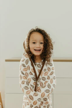 Copper Pearl Premium Knit Hooded Towel | Blitz 10 Copper Pearl Premium Knit Hooded Towel | Blitz -The Baby's Crib CopperPearlAugShoot23AC 75