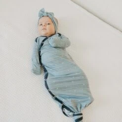 Copper Pearl Knotted Gown | Starlight -The Baby's Crib CopperPearlDecAC22WEB 427