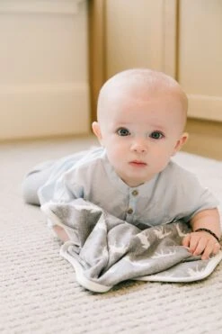 Copper Pearl Three-Layer Security Blanket Set | Scout 23 Copper Pearl Three-Layer Security Blanket Set | Scout -The Baby's Crib Copy of CopperPearl April BeckyKimballPhoto 05