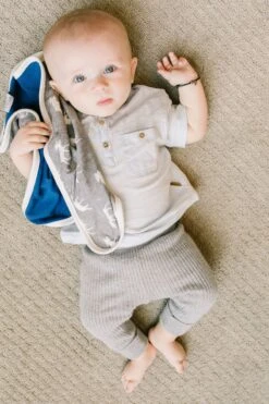 Copper Pearl Three-Layer Security Blanket Set | Scout 15 Copper Pearl Three-Layer Security Blanket Set | Scout -The Baby's Crib Copy of CopperPearl April BeckyKimballPhoto 15