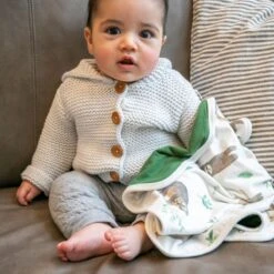 Copper Pearl Three-Layer Security Blanket Set | Noah -The Baby's Crib Copy of CopperPearl April BeckyKimballPhoto 155