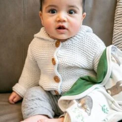 Copper Pearl Three-Layer Security Blanket Set | Noah -The Baby's Crib Copy of CopperPearl April BeckyKimballPhoto 156